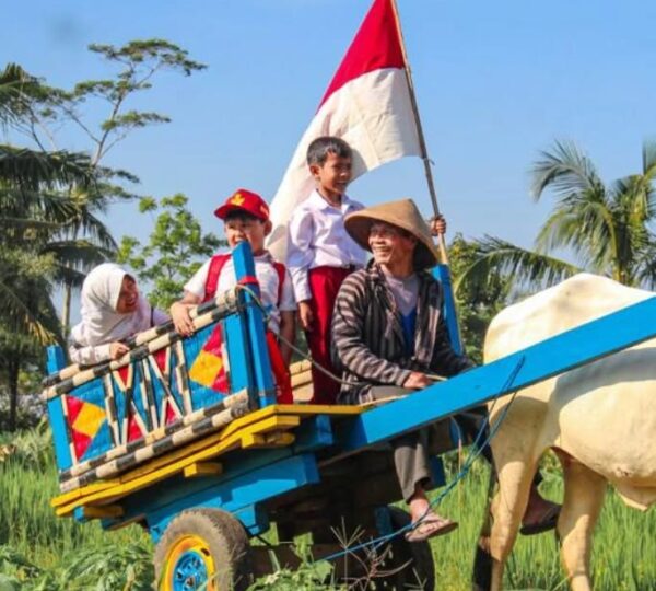 Anak-anak naik Andong